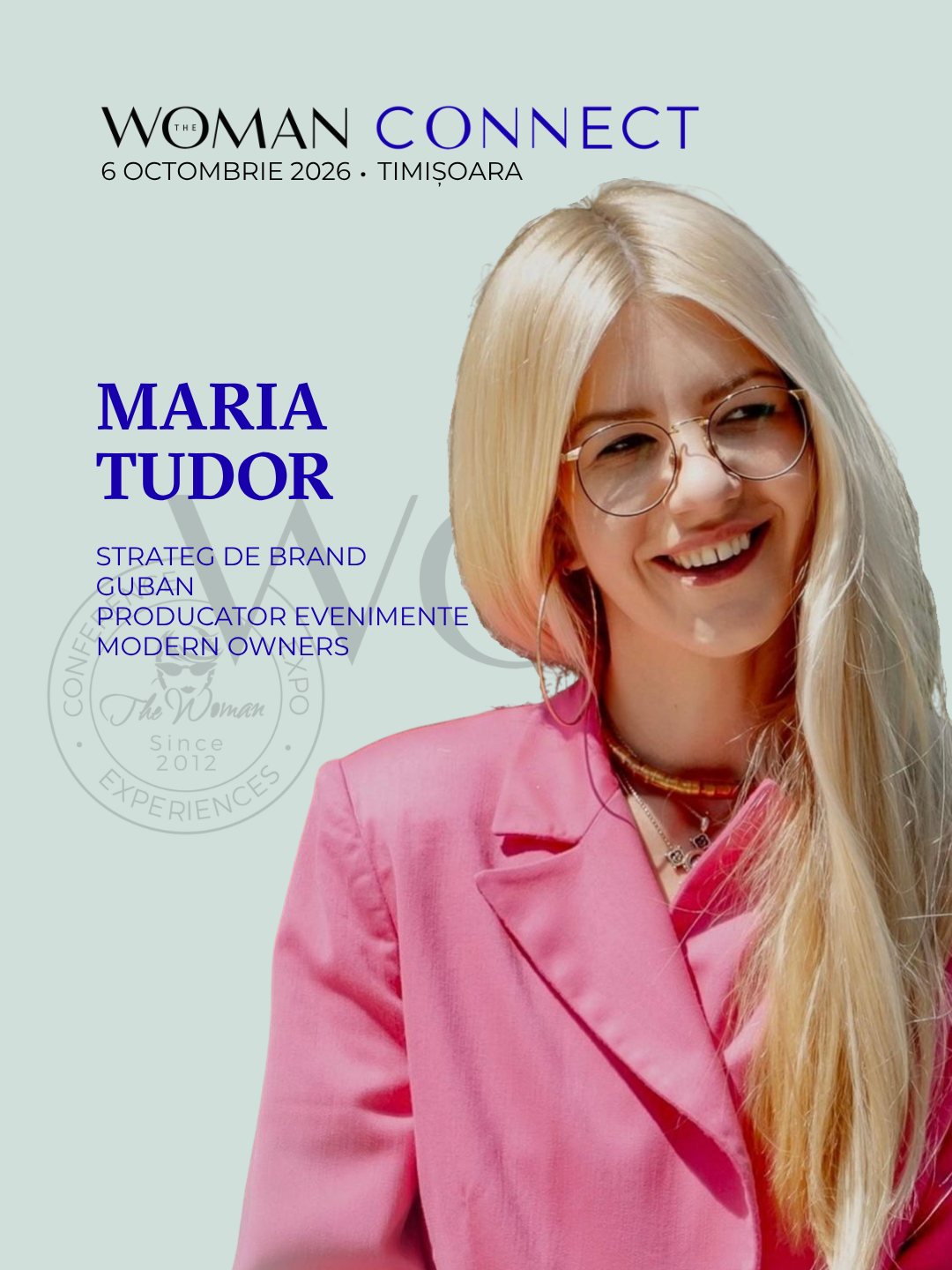 Speaker The Woman Connect Timișoara — Maria Tudor