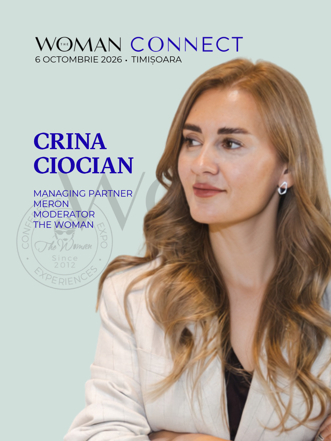 Speaker The Woman Connect Timișoara — Crina Ciocian